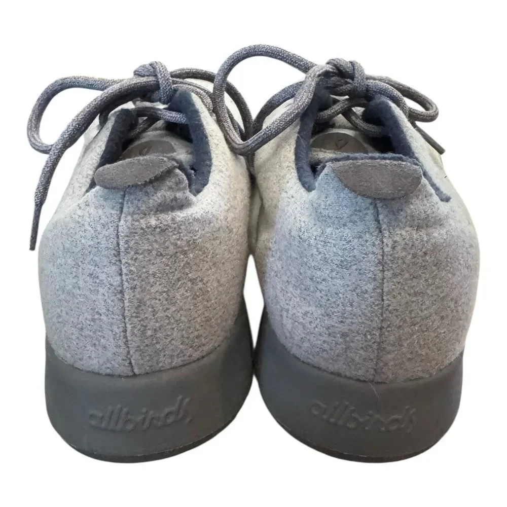 Allbirds Men's Wool Runner Grey Lace-up Sneakers 12